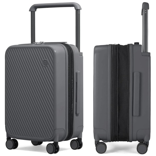 mixi Large Capacity Expandable 20” Carry On Luggage Suitcase Spinner