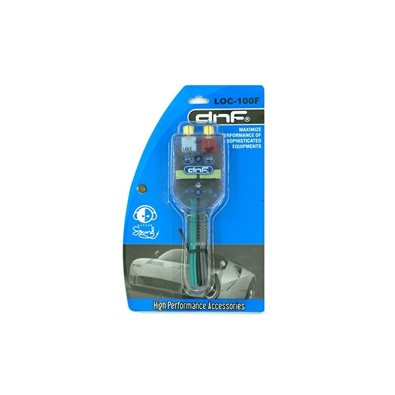 DNF High- Low Level Adjustable Impedance Converter 2 Channel RCA