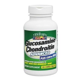 21St Century Glucosamine Chondroitin Advanced with Msm - 120 Tablets (Pack of 2)