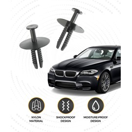 UBOG 20PCS Fender Flare Clips,Wheel Arch Trim Clips,Car Accessories Car Clips,Bumper Cover Fender Liner Retainer Clip,Bumper Trim Clip Wheelhouse Liner Clip Door Sill Rivet,Replace #51118174185