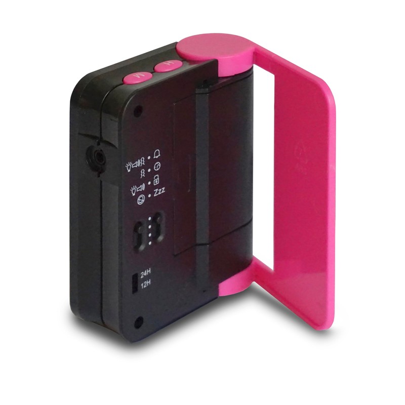 Humantechnik Travel Tim Magenta Travel Alarm Clock, 7 x 3