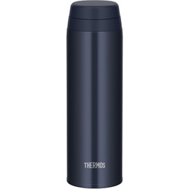 Thermos JOR-500 DNVY Water Bottle, Vacuum Insulated Portable Mug, 16.9 fl oz (500 ml), Dark Navy, Dishwasher Safe Model