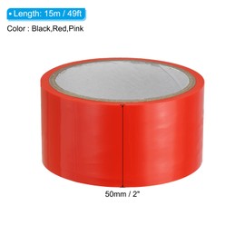 PATIKIL Non Stick Static Tapes 2in x 50Ft 3 Roll Duct Tape for Organizing Cable 3 Colors