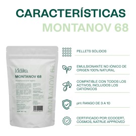 Montanov 68 Auto Emulsioante Natural soporta hasta un 40 de fase Oleosa formula para protectores solares, cremas de alta gama y maquillaje Todo Tipo  