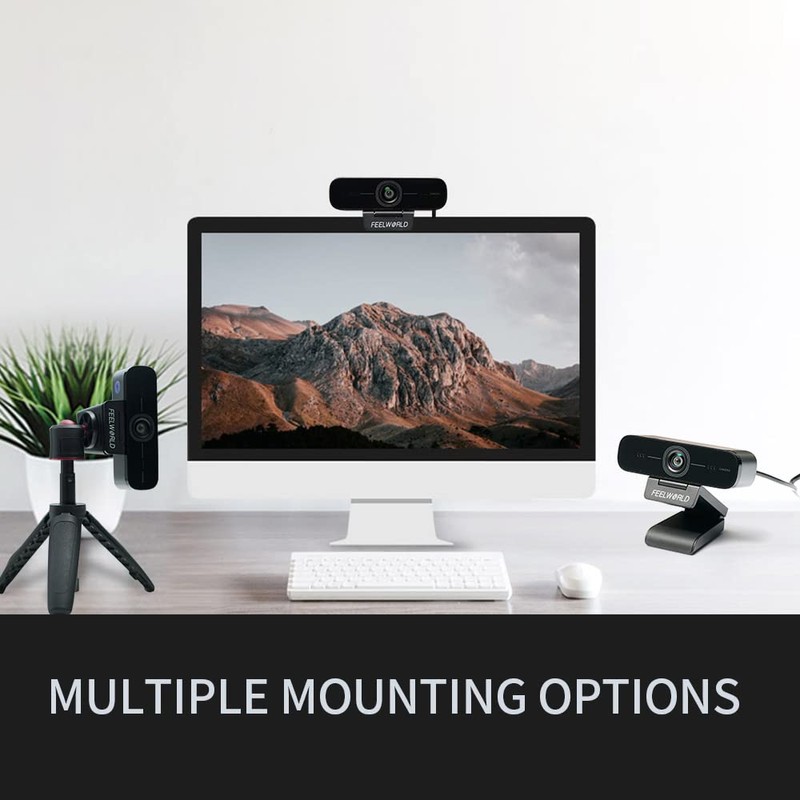 FEELWORLD WV207 Webcam for Live Streaming, Streamcam Vertical Video 1080p