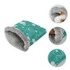 TEHAUX 3pcs Hedgehog Snuggle Sack Double Dog Bed Hamster Sack