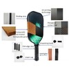 Pickleball Paddles Pickle Ball, USAPA Approved Fiberglass Surface Pickleball Set