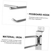 Mobestech Heavy Duty Iron Hooks 10 Pcs Garage Slatboard Hooks