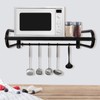 JAYGOVAN 21" Hanging Pot Rack, Pot and Pan Organizer Wall