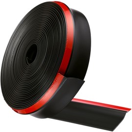 Colingmill Rubber RV Slide Out Seal Weather Stripping Wiper Seals with Adhesive Tape Black Truck Stripping Camper Rubber Slide Out Seal for RV Camper Slideout System(2-7/8" X 1/8" X 40')