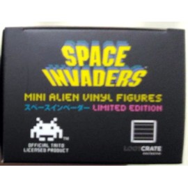 Loot Crate SPACE INVADERS Mini Alien Vinyl Figure Limited Edition Purple/Blue