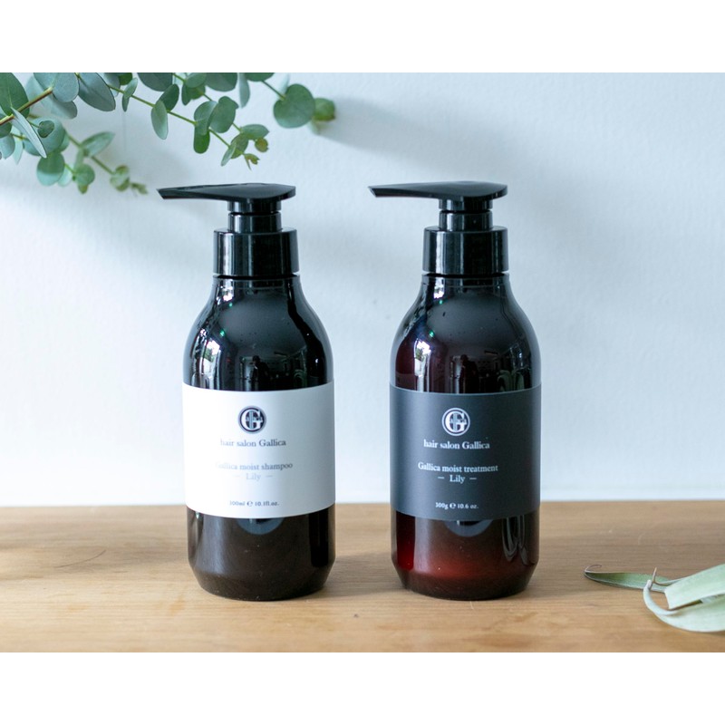 Gallica Omotesando Beauty Salon Moist Shampoo Treatment Set, 10.1 fl