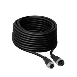 maxxcount 4 Pin Video Verlängerungskabel - 15m - Rückfahrkamera Kabel für LKW, Transporter, Wohnmobil, Bus, Auto, Anhänger, Autokamera, Monitor (Wasserdicht)