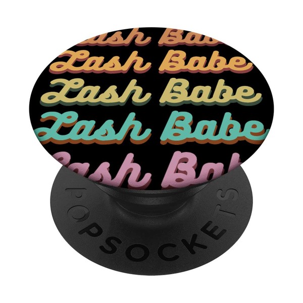 Lash Babe Lash Artist Lash Tech Retro Lash Babe PopSockets