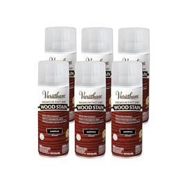 Varathane Premium Fast Dry Wood Stain Spray, 10.25 oz, Cognac, 6 Pack