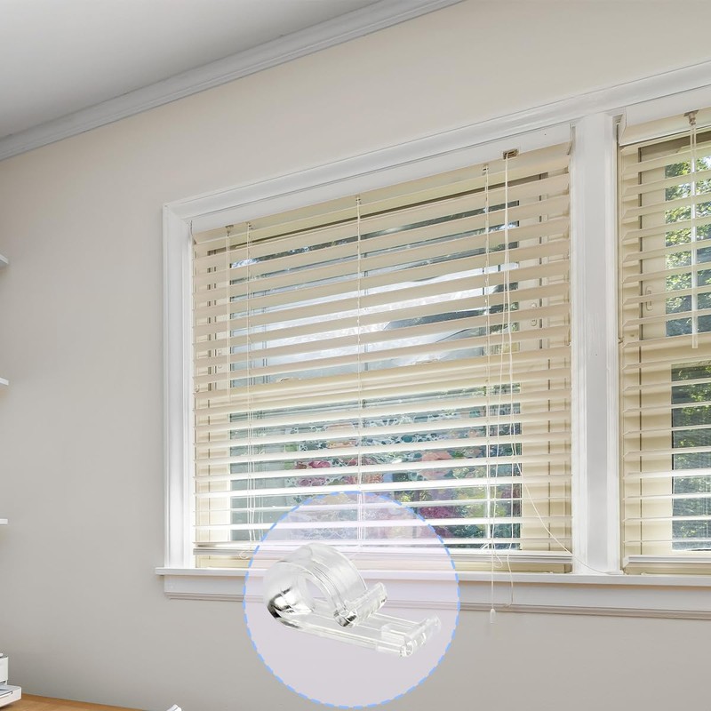 8 Sets Child Safety P-Clips - Secure Blind Cords and