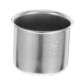 KICHOUSE Small Stainless Steel Measuring Cup Liquid Mixing Scoop for Travel and Laboratory Use Accurate Measurement with Scale Lightweight and Portable Design