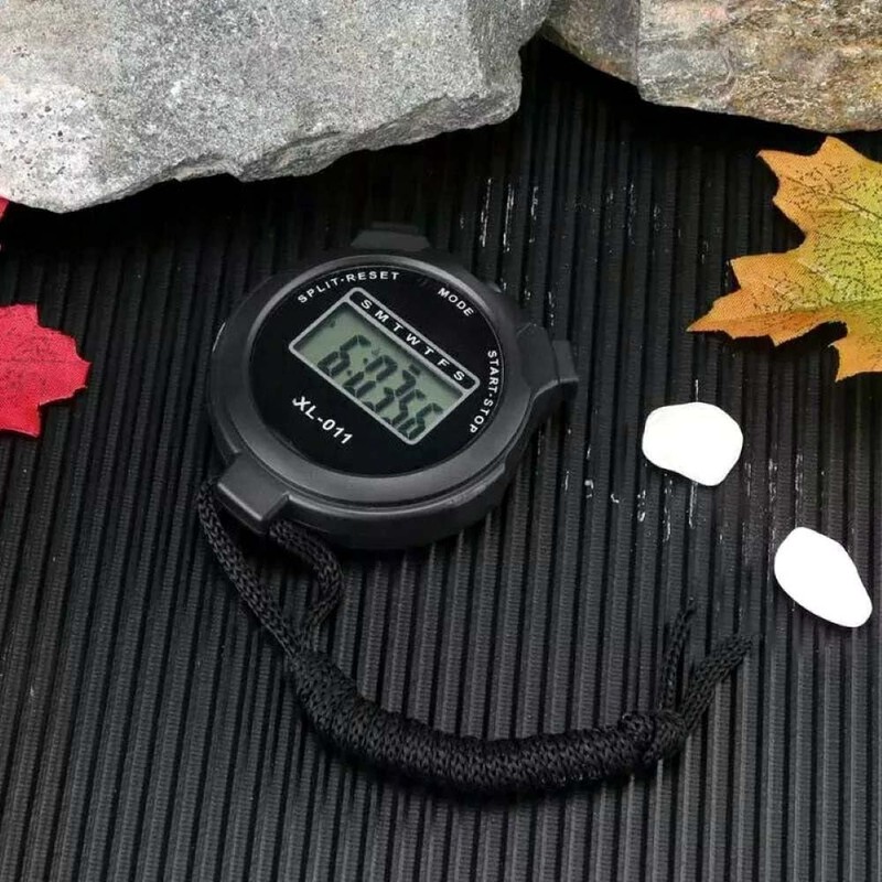 Digital Sports Stopwatch Timer Lap Large Display Interval Training Digital