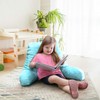 Nestl Reading Pillow with Shredded Memory Foam, Designed for Sitting