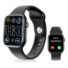 Smartwatch 2.01 Inch T900 Pro Max Reloj Inteligente Bluetooth Tactil Deportivo Llamadas Caja Negro Correa De Silicona Negro