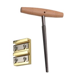 Violin Peg Hole Reamer, Violin Making Kit for Luthier, 1:26 Taper Shaver Set Instruments Repair for Luthier Musical Orchestral Strings Guitar Basses Women Men Dj