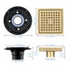 Kuaisailsk 6 Inch Set of 2 Shower Drain 304 Stainless