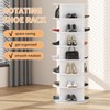 7 Tier Rotating Shoe Rack Tower, Revolving 360 Shoe Rack