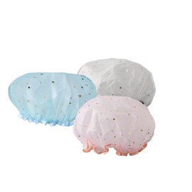 NOLITOY Bath Caps Anti-slip Women's Shower Headwear for Beauty Salons Personal Care