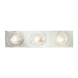 Broadway Collection 3-Light Traditional Bath Vanity Light Polished Chrome