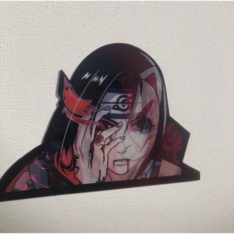 Naruto Anime 3D Lenticular Motion Sticker Itachi Uchiha