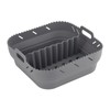 Square Air Fryer Silicone Baking Pan with Silicone Mat Air