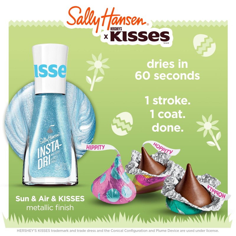 Sally Hansen Insta-Dri x Hershey's Kisses - Sun & Air