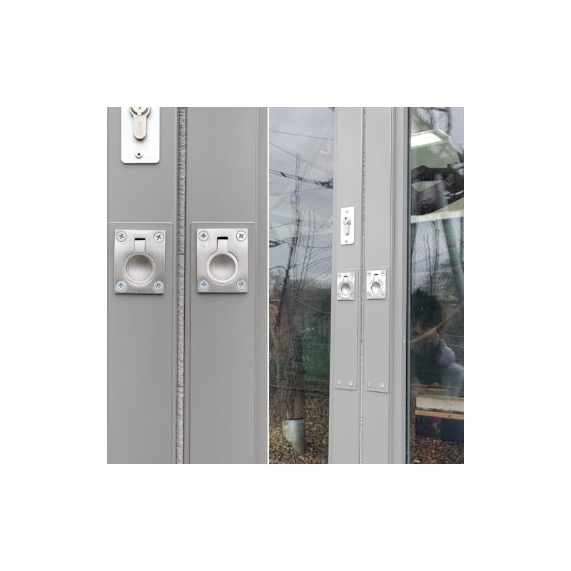 SISI UK Flush Ring Pull Handle 38mm x 50mm Polished