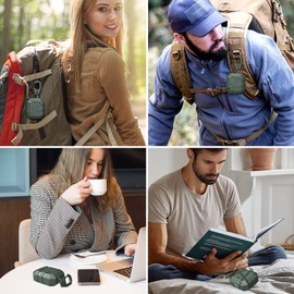 KMMIN Airpods 3rd Generation Case with Keychain Hard TPU Full-Body Rugged Protective Airpod Case 3rd Generation Airpod 3 Case for Men Women Wireless Charge Front LED Visible-Green