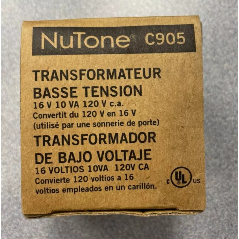 NuTone C905 Low Voltage Transformer