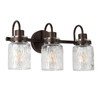 AMRUIPO 3 Lights Bathroom Vanity Light, Oil Rubbed Bronze Bathroom