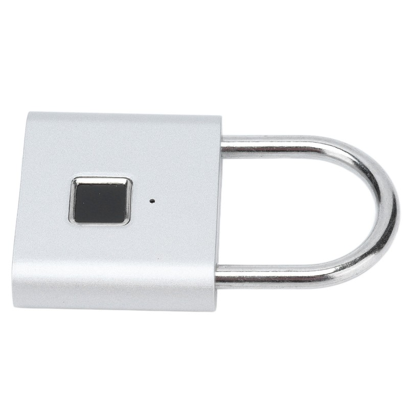 Fingerprint Padlock Zinc Alloy Smart Office Home Cabinet Door Dormitory