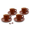 Cuisinox CUP-466BR Brown Espresso Cups,Set of 4