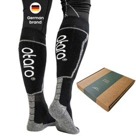 Otaro Ski Socks | Premium Skiing Socks Ideal for Winter Sports | Perfect as Hiking Socks, Winter Socks, Thermal Socks or Thick Socks (6-8)