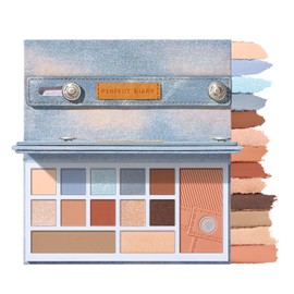 PERFECT DIARY Denim Look Designer Eyes & Cheek Palette (01 Warm Orange)