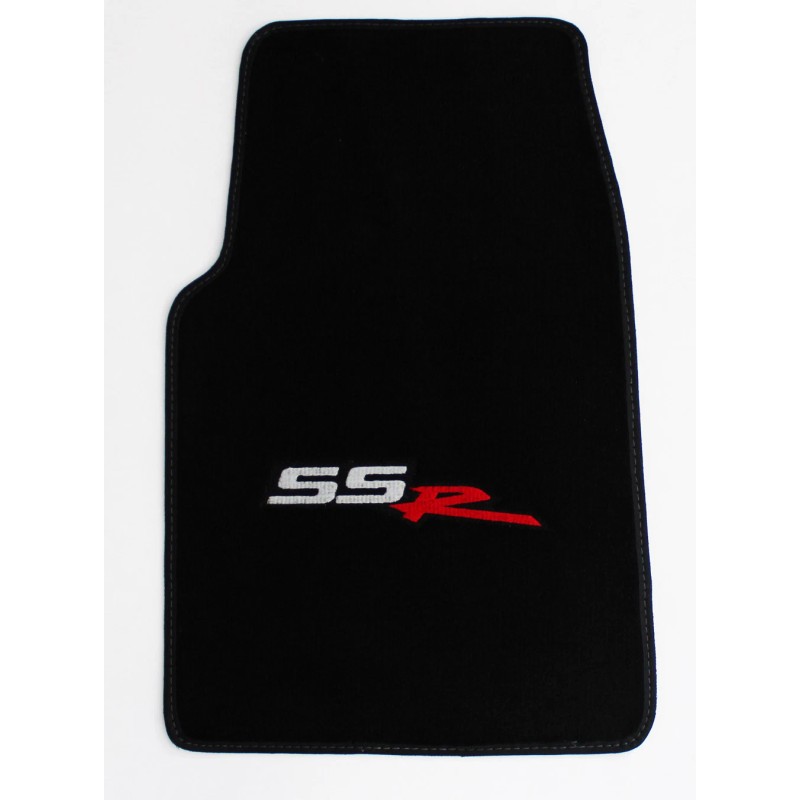 AFM NEW! BLACK Front Floor Mats 2003-2004 CHEVY SSR EMBROIDERED
