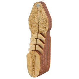 Shamanicshop Jew's Harp by D.Glazyrin/Skiff (in wooden case) - Professional mouth musical instrument (jaw harp) Beautiful sound Excellent quality Original Russian maultrommel (jaw harp, dan moi).
