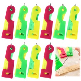 10 Pcs Automatic Needle Threader Needle Threaders Hand Sewing Automatic Needle Threader UK Random Colorful Needle Threaders for Hand Sewing, Embroidery DIY Needle Threading Tools Jewelry Making