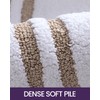 DEXI Oval Bathroom Rug Mat, 24x43, Non Slip Washable Absorbent