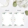 Kackspecht Menu, Blank Menu Cards in Boho Design, Pack of