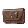 DFV mobile - Case Horizontal Leather Belt Clip with Earphone