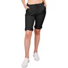 Love My Fashions® Women's 3/4 Plain Italian Shorts Ladies Drawstring