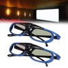 DLP-Link 3D Active Shutter Glasses, Left and Right Eye Rotation,