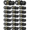 LEIFIDE 20 Pack Door Knobs for Interior, Matte Black Door