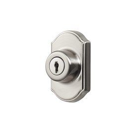 Ideal Security Model 703 Keyed Deadbolt for Storm and Screen Doors, Satin Silver
